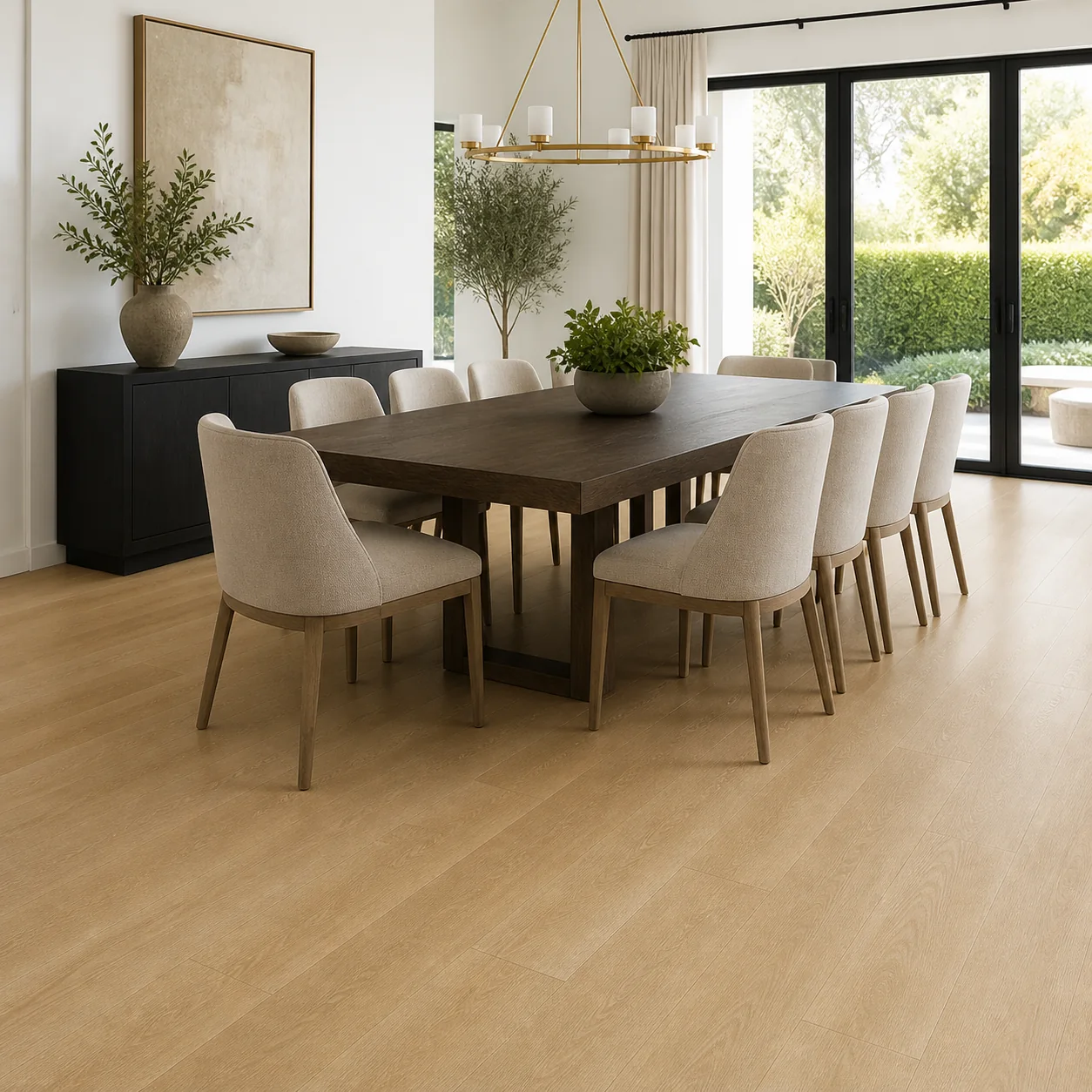 Amber Oak LVP flooring sample photo 5