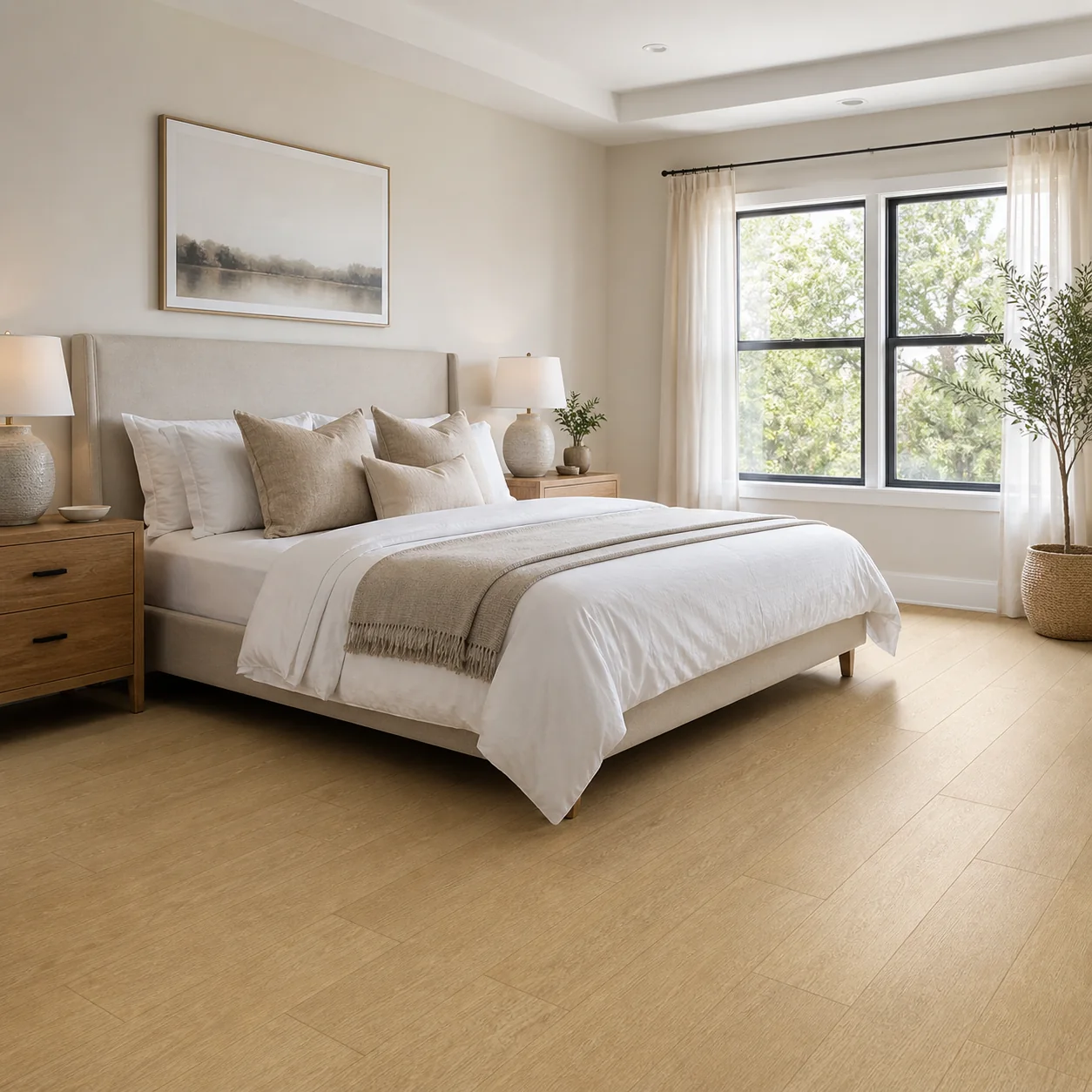 Amber Oak LVP flooring sample photo 6