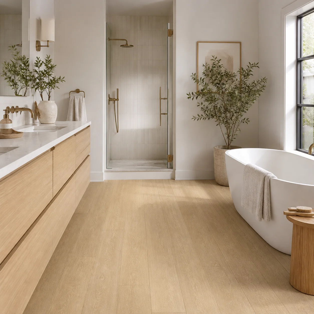 Amber Oak LVP flooring sample photo 7