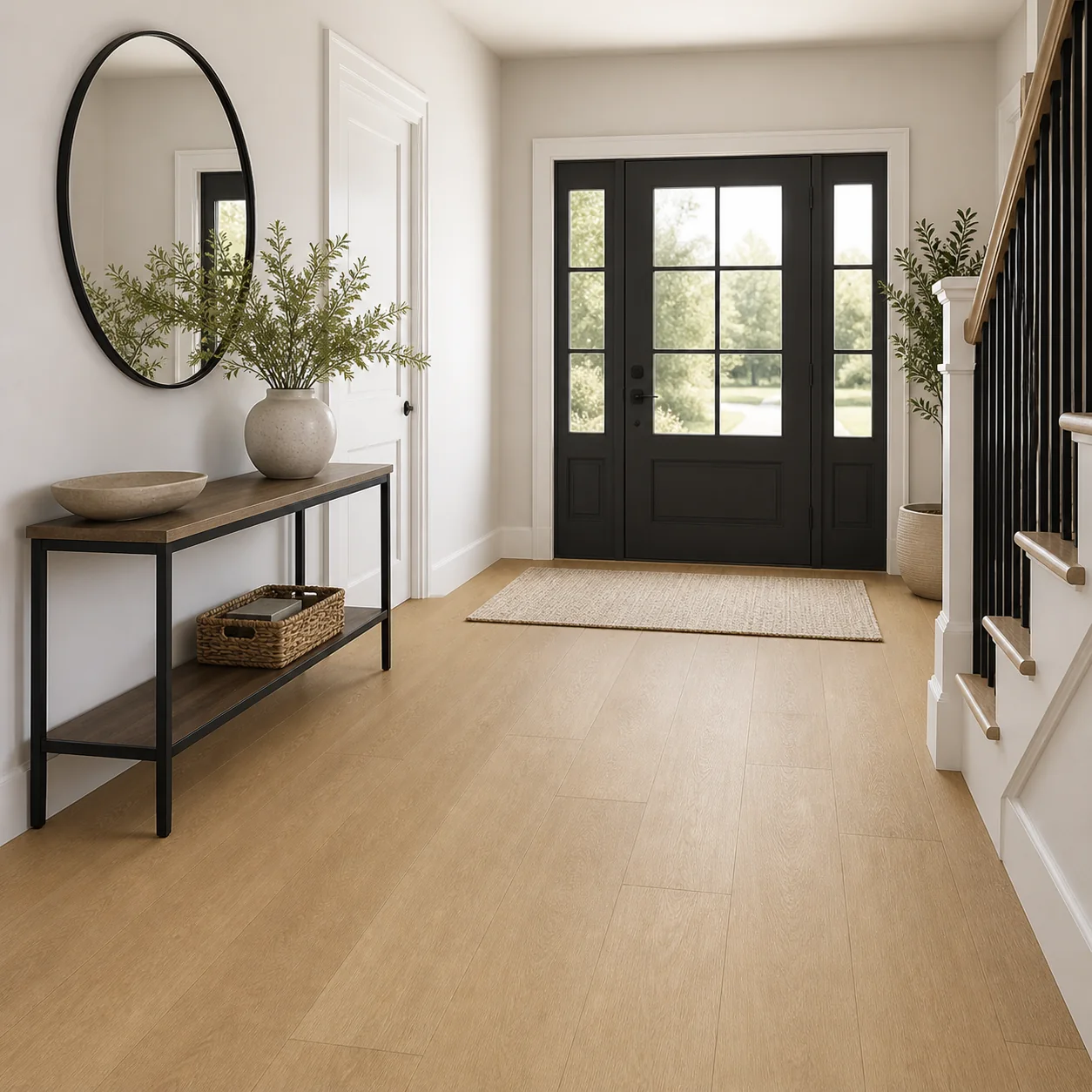 Amber Oak LVP flooring sample photo 8