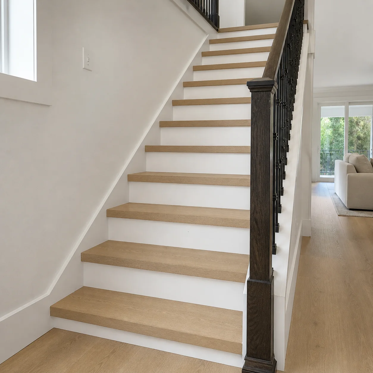 Amber Oak LVP flooring sample photo 10
