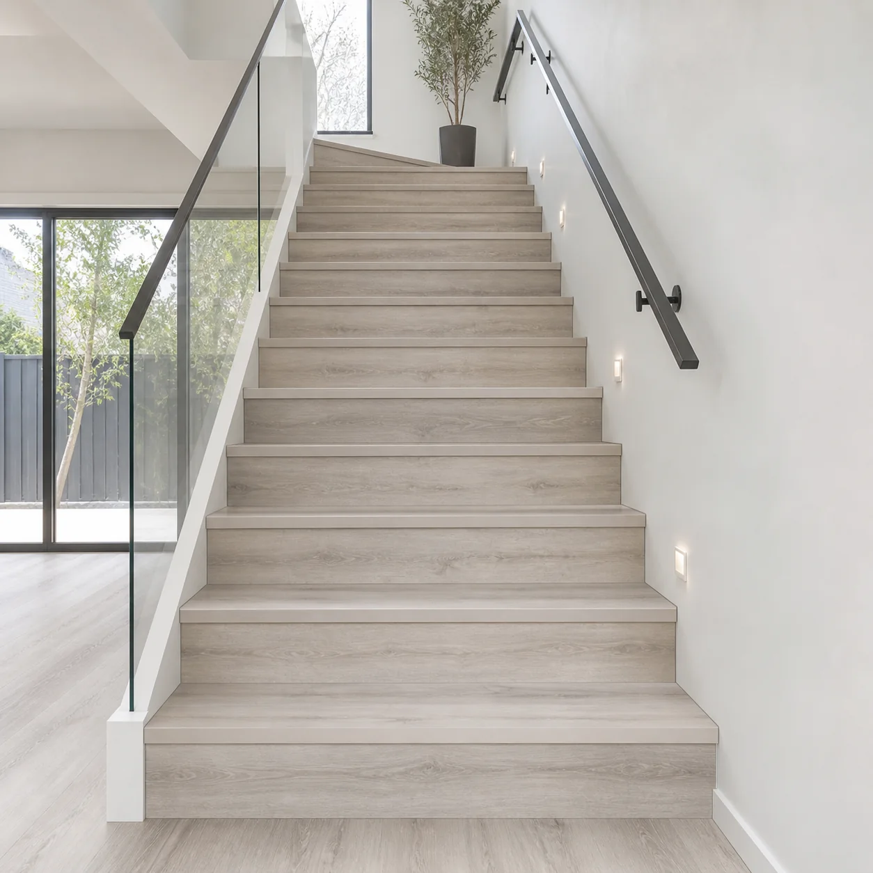 Ash Gray LVP flooring sample photo 10