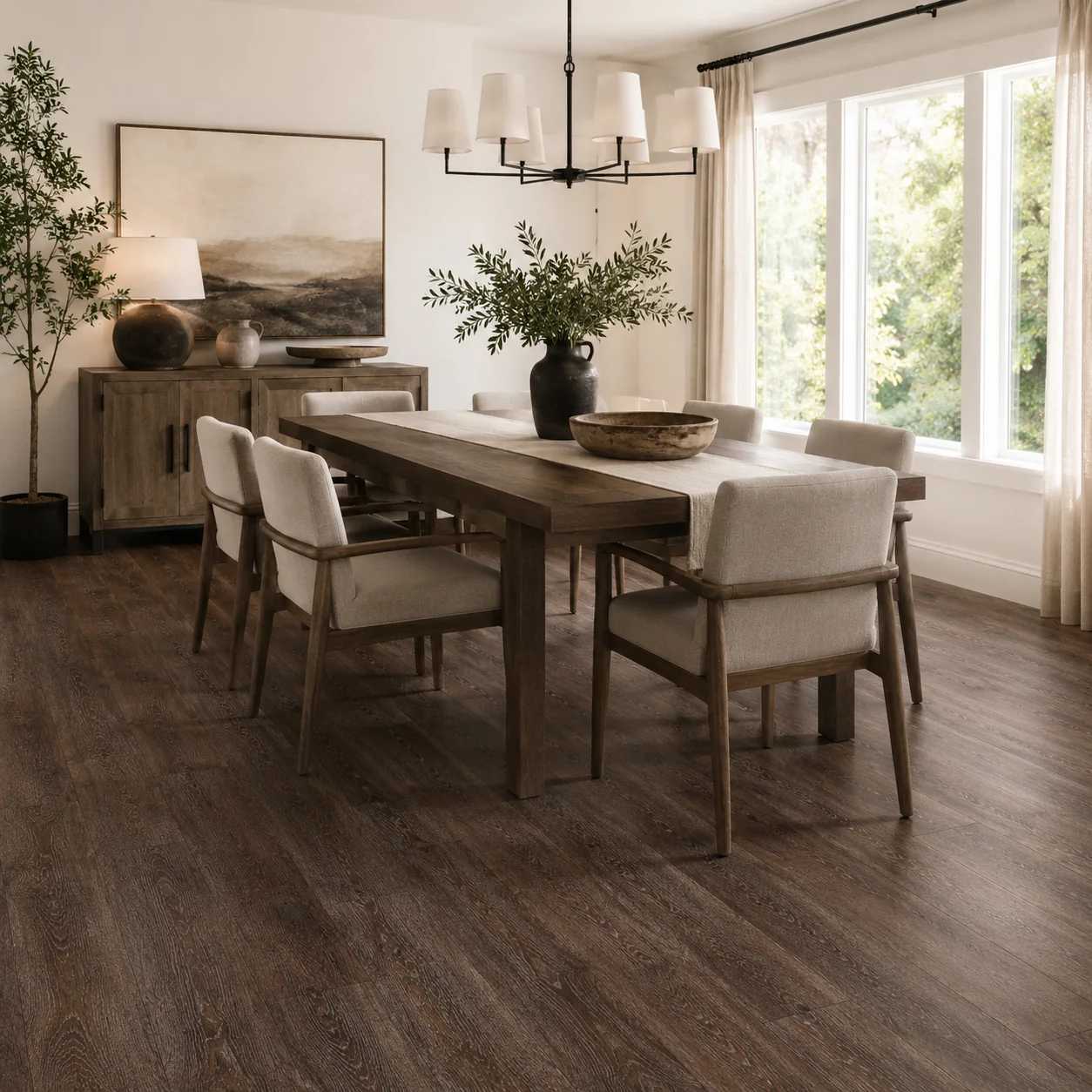 Bark LVP flooring sample photo 4
