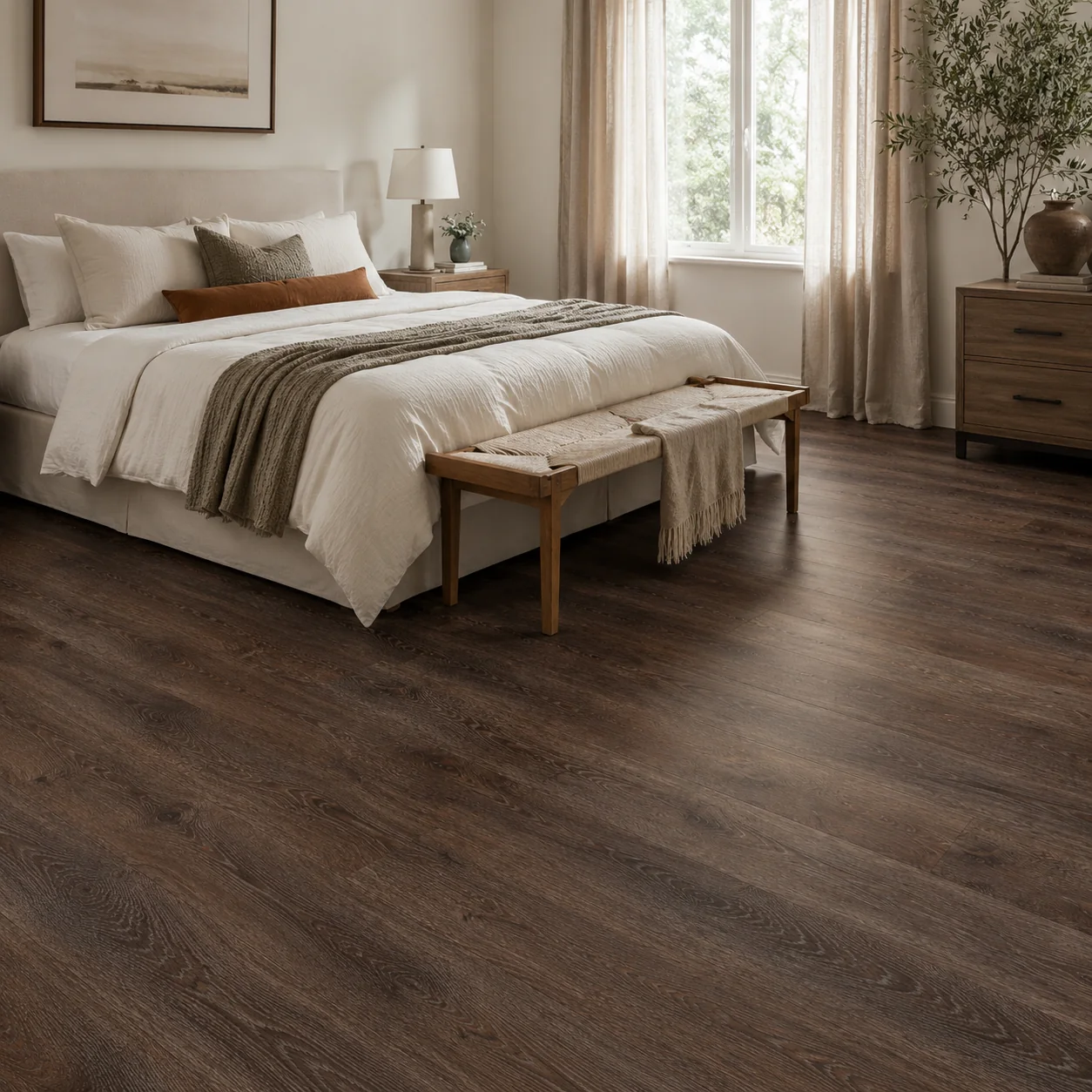 Bark LVP flooring sample photo 5