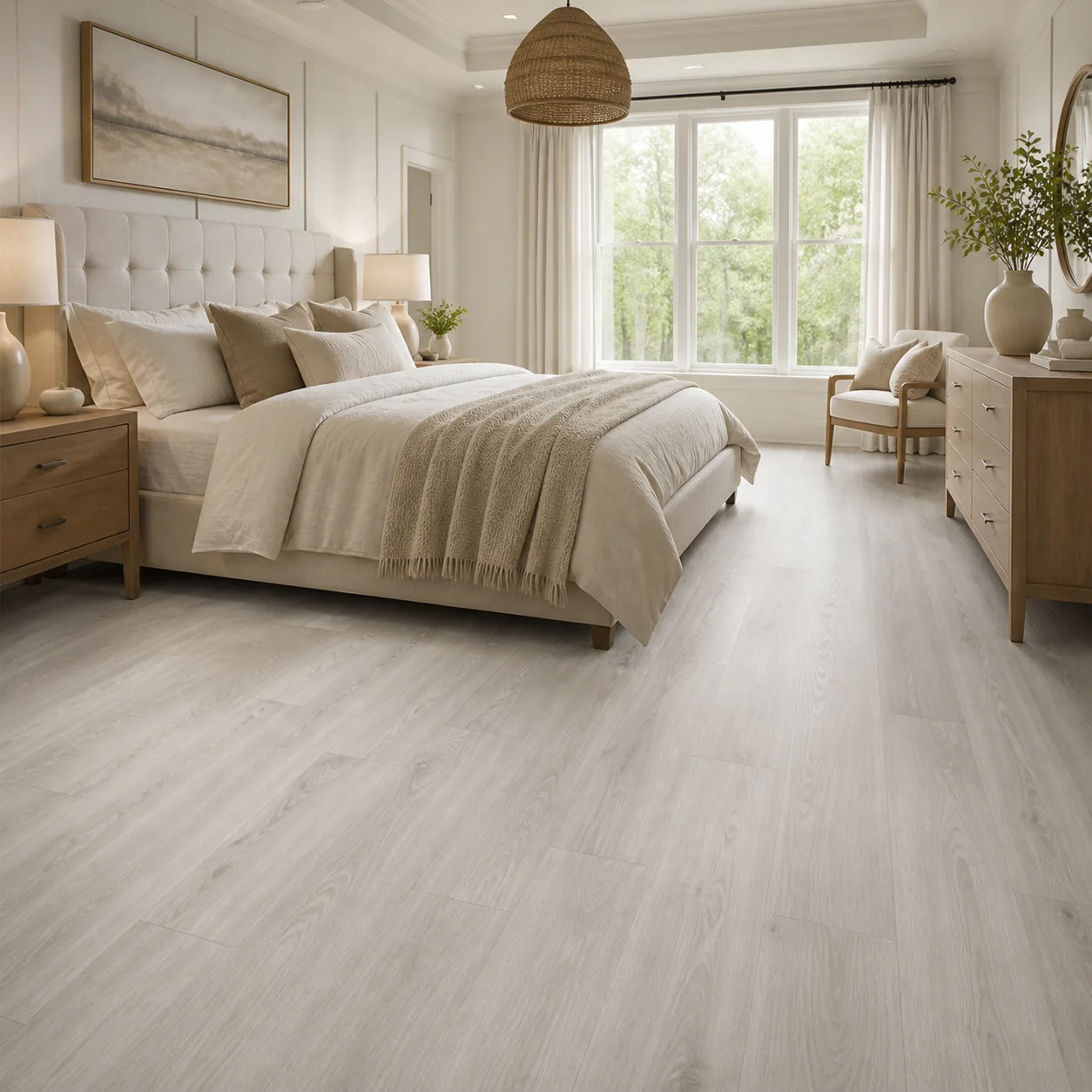 Beach Gray LVP flooring sample photo 5