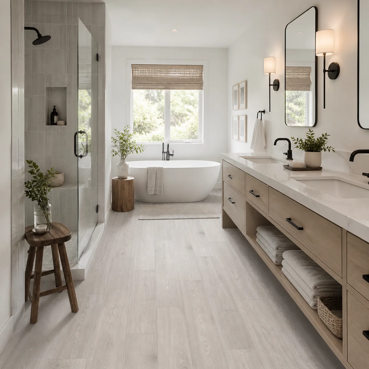 Beach Gray LVP flooring sample photo 6