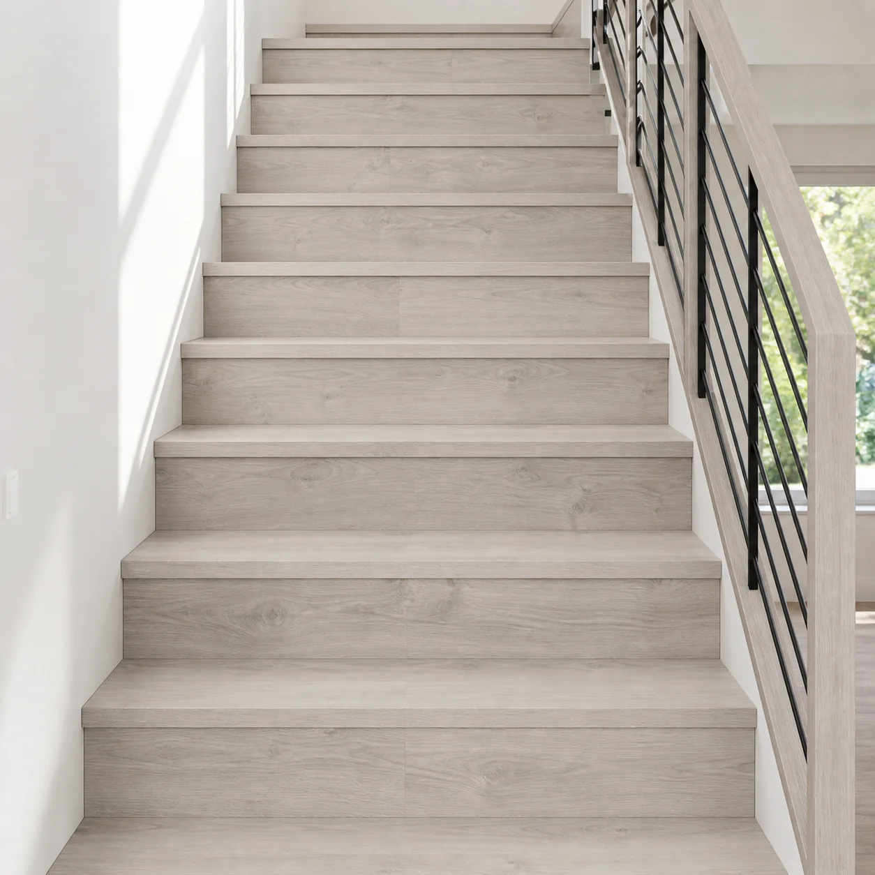 Beach Gray LVP flooring sample photo 10