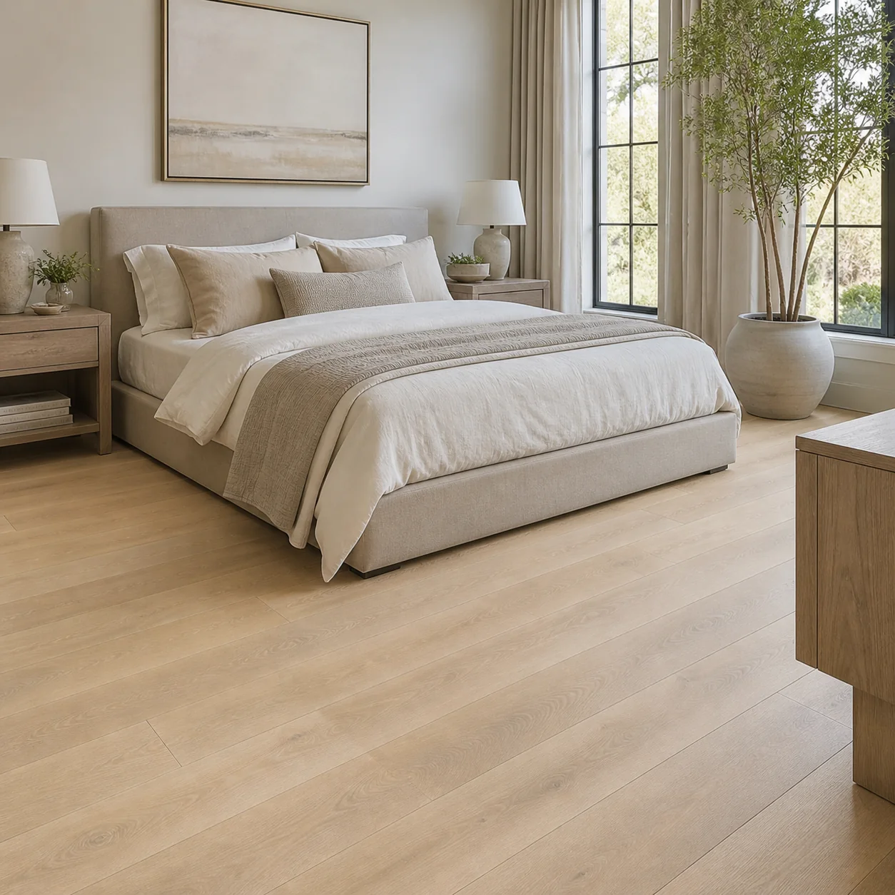 Butter Maple LVP flooring sample photo 4