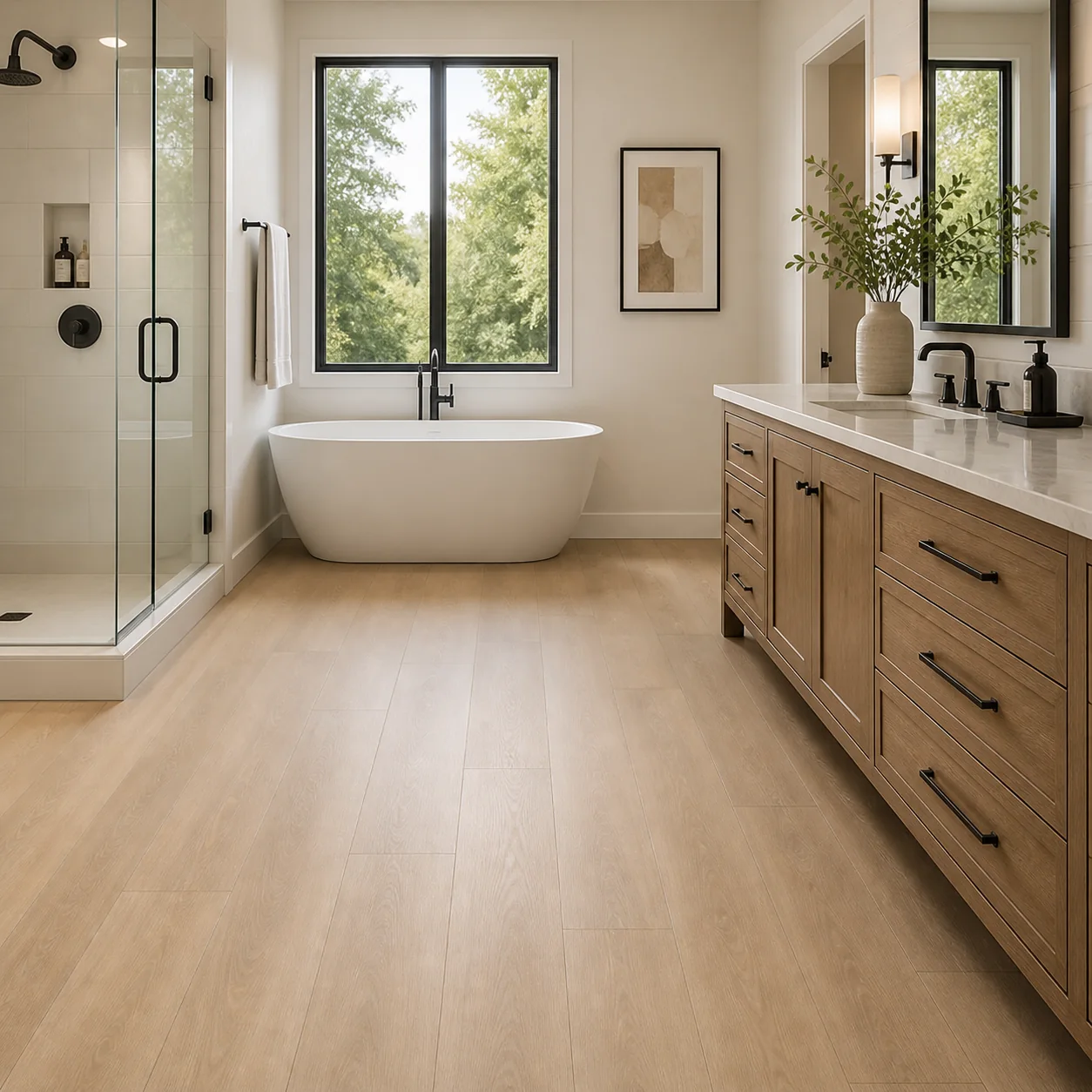 Butter Maple LVP flooring sample photo 5