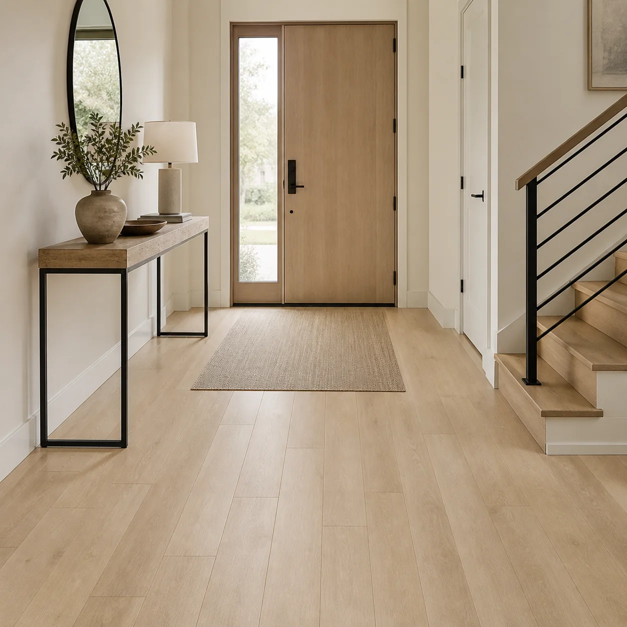 Butter Maple LVP flooring sample photo 6