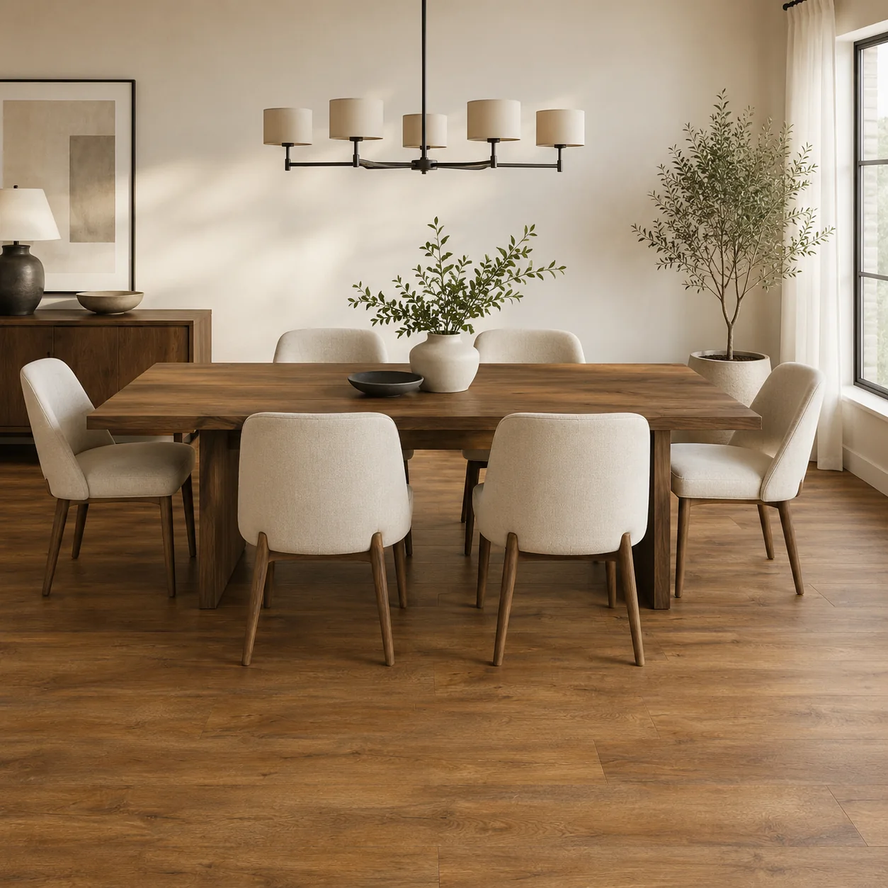 Butterscotch LVP flooring sample photo 4