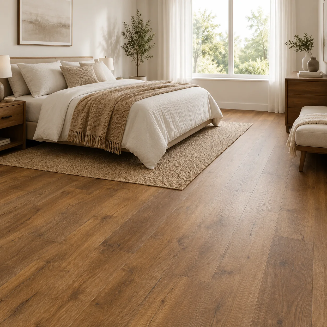 Butterscotch LVP flooring sample photo 5