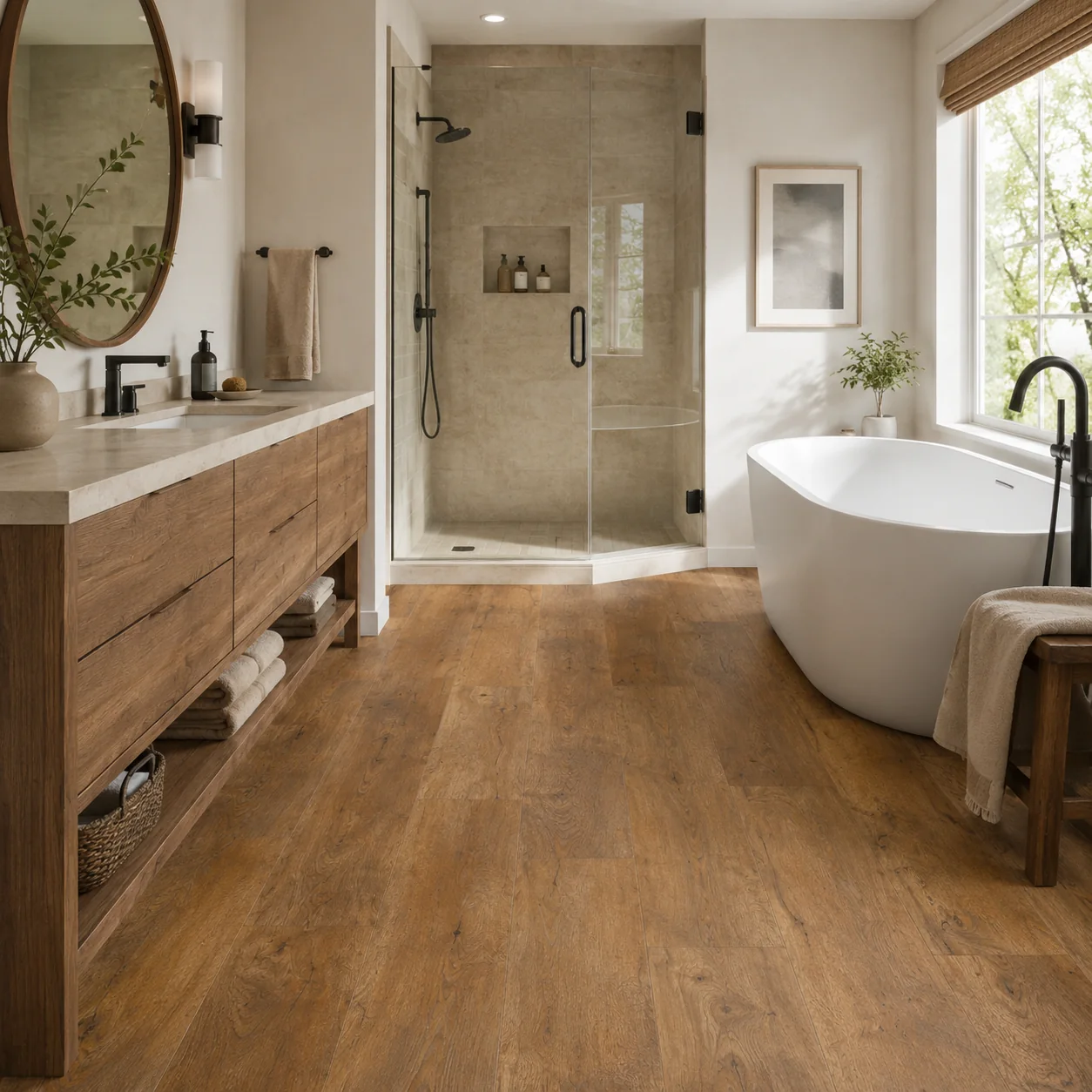 Butterscotch LVP flooring sample photo 6