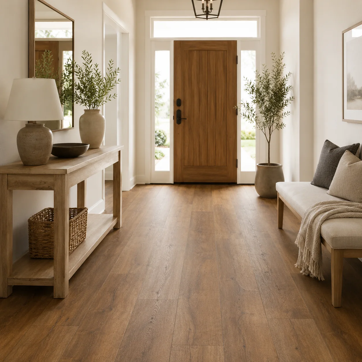 Butterscotch LVP flooring sample photo 7