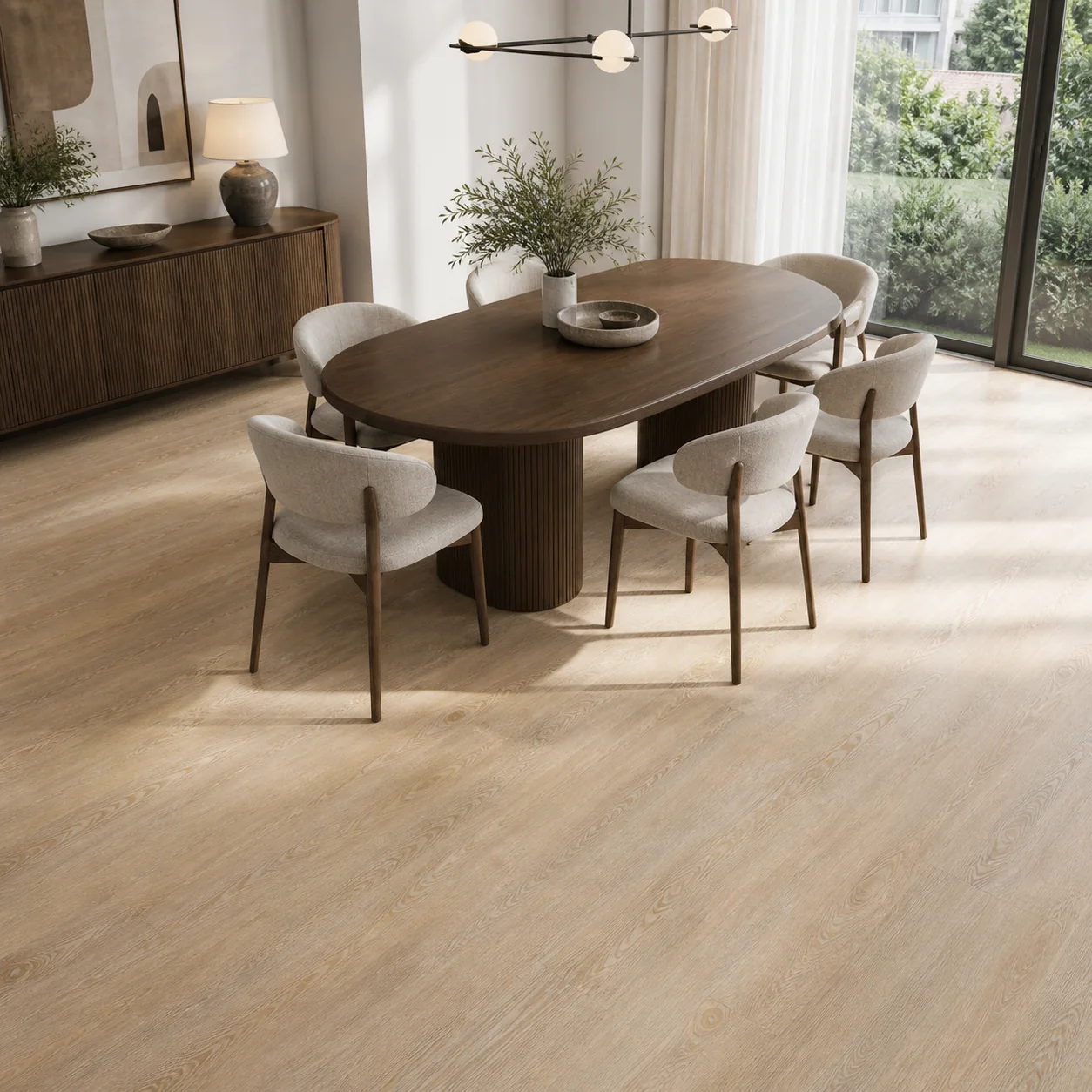 Caramel Machiato LVP flooring sample photo 4
