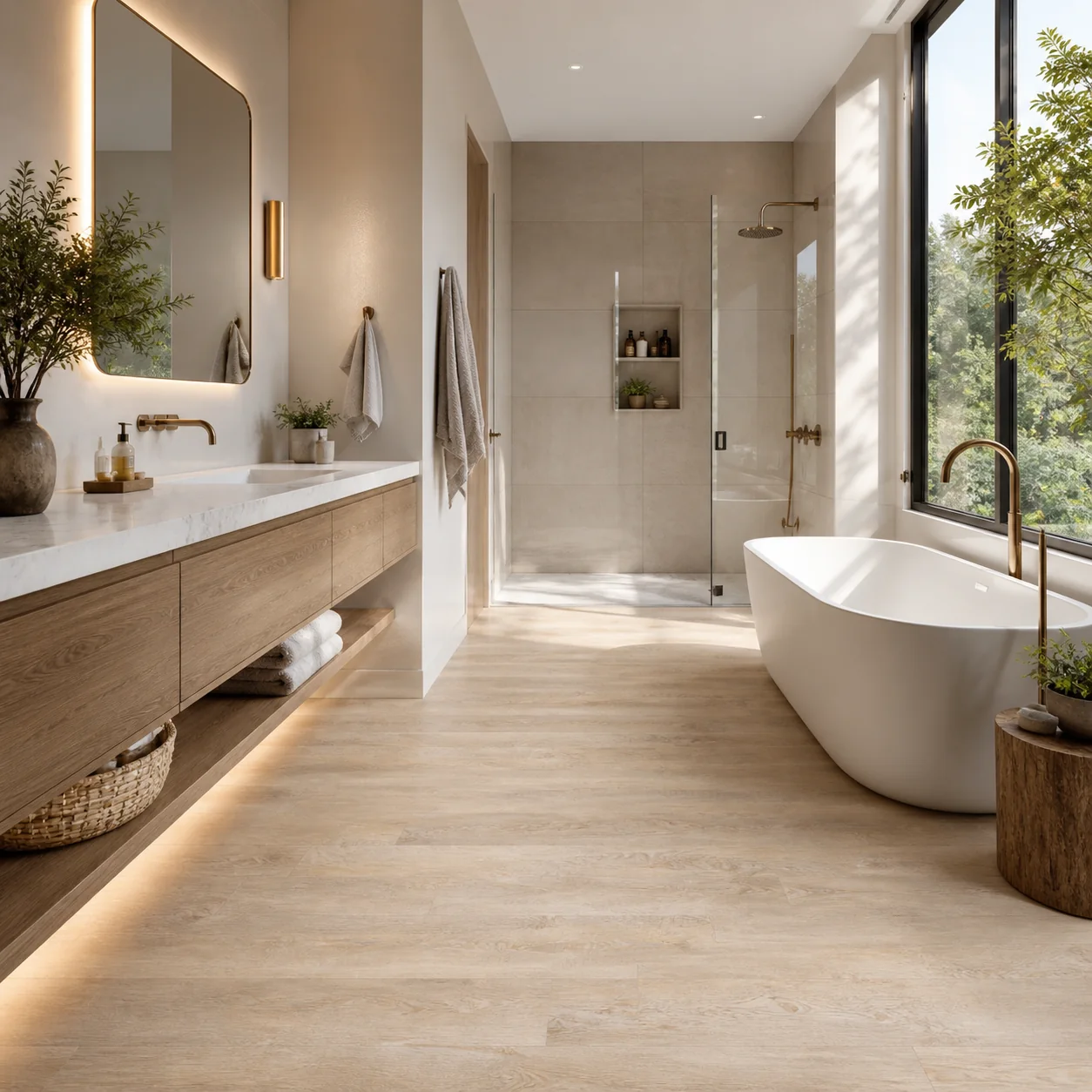 Caramel Machiato LVP flooring sample photo 6