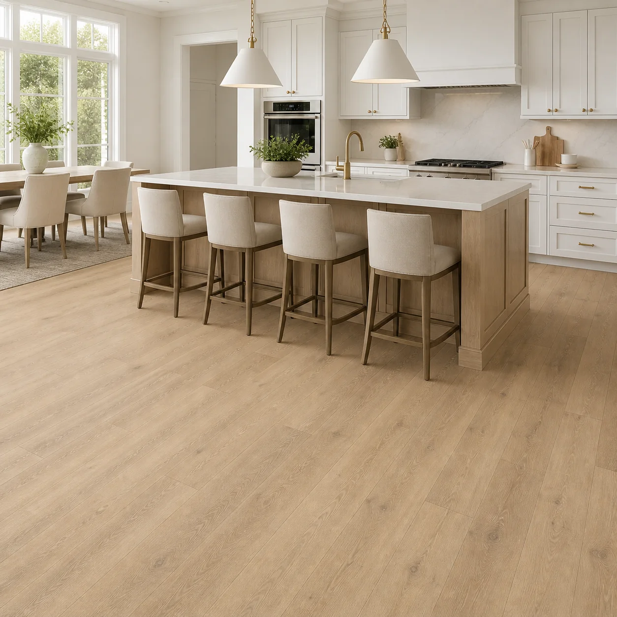 Cedar Tan LVP flooring sample photo 2