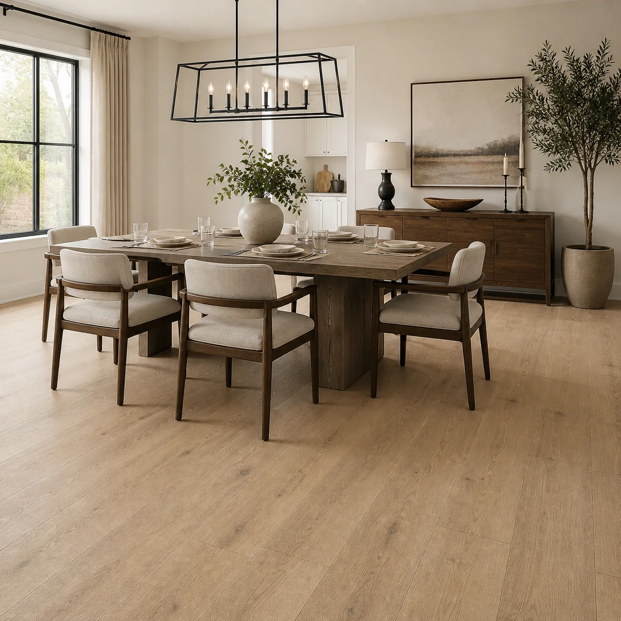 Cedar Tan LVP flooring sample photo 3