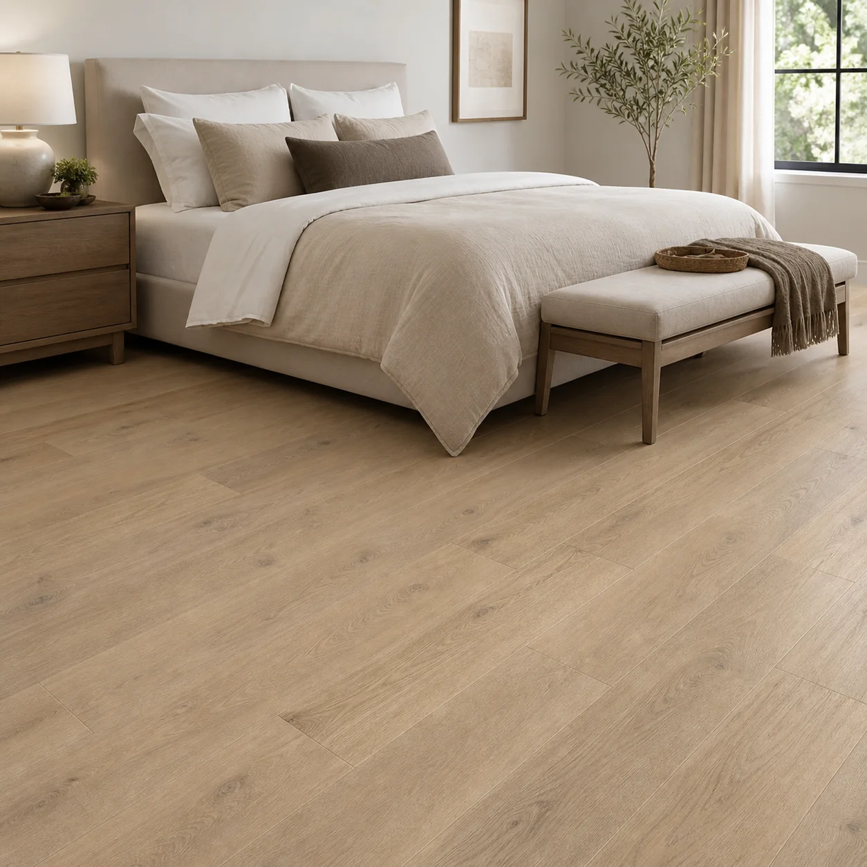 Cedar Tan LVP flooring sample photo 4