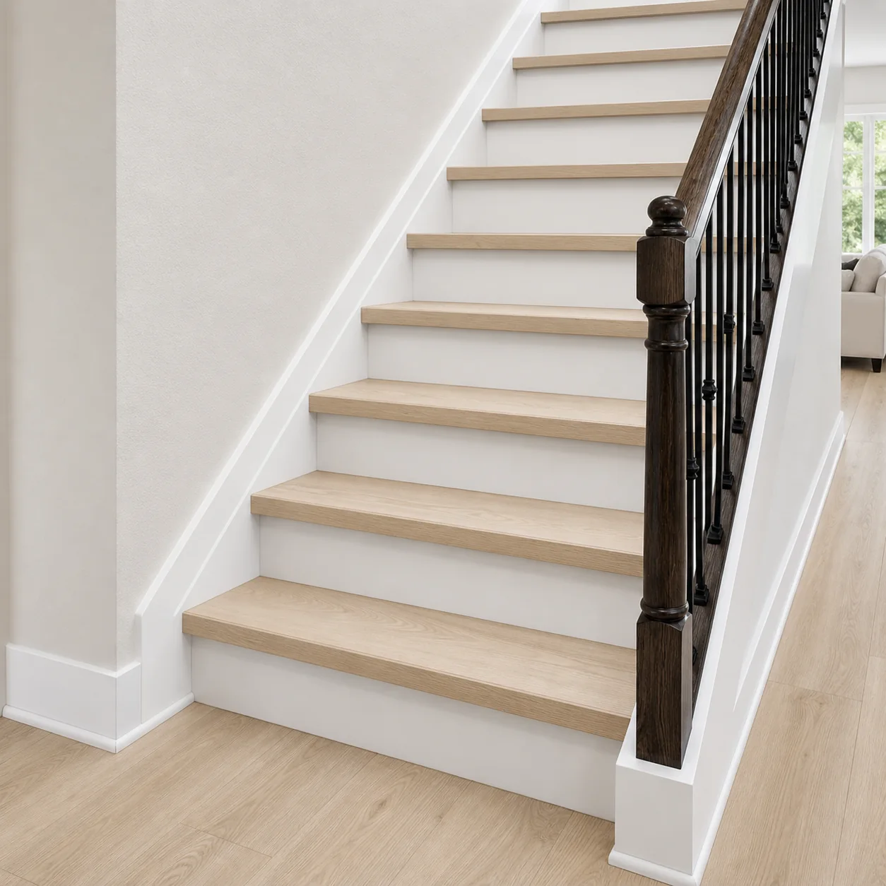 Cream Maple LVP flooring sample photo 8