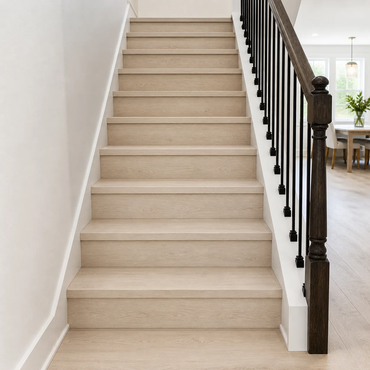 Cream Maple LVP flooring sample photo 9