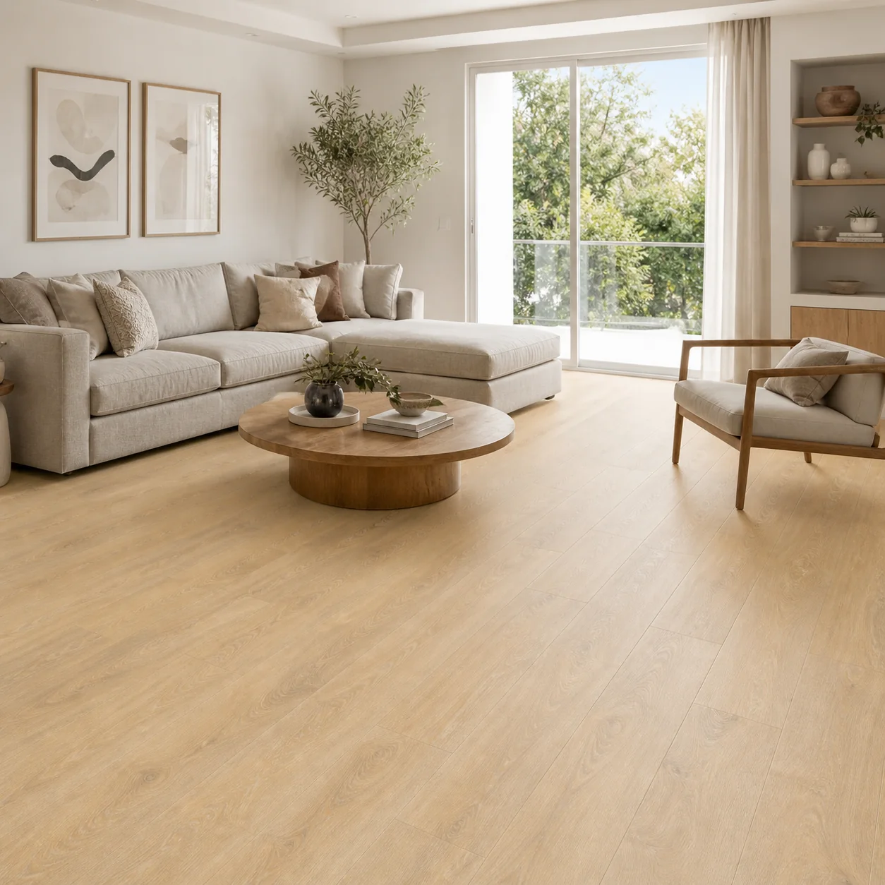 Desert Sand LVP flooring sample photo 2