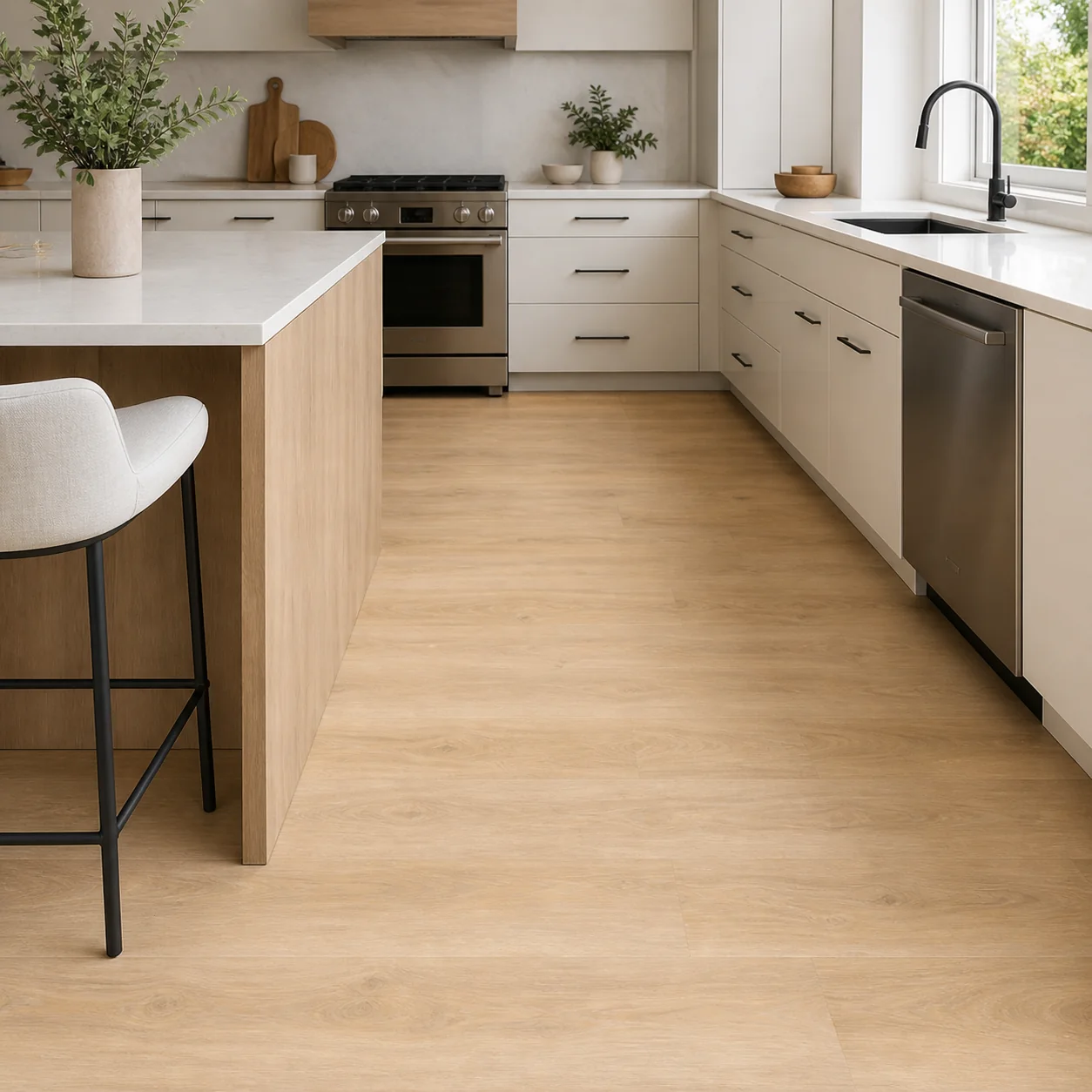 Desert Sand LVP flooring sample photo 3