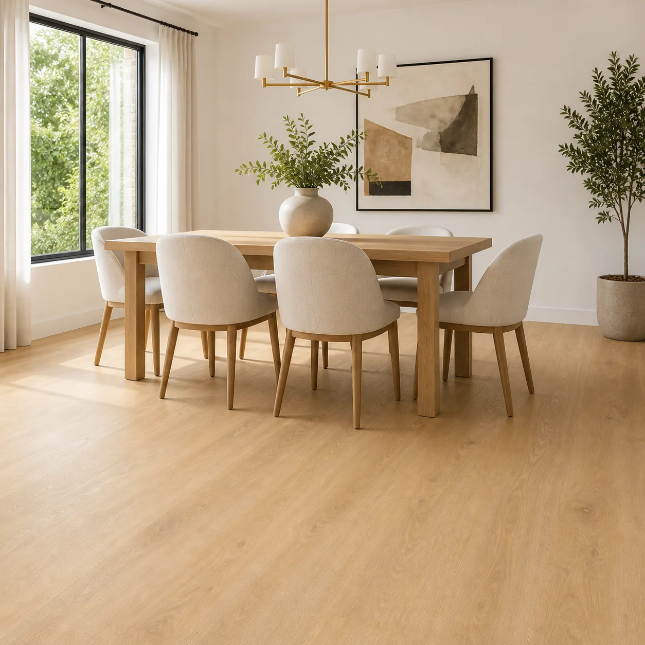Desert Sand LVP flooring sample photo 4