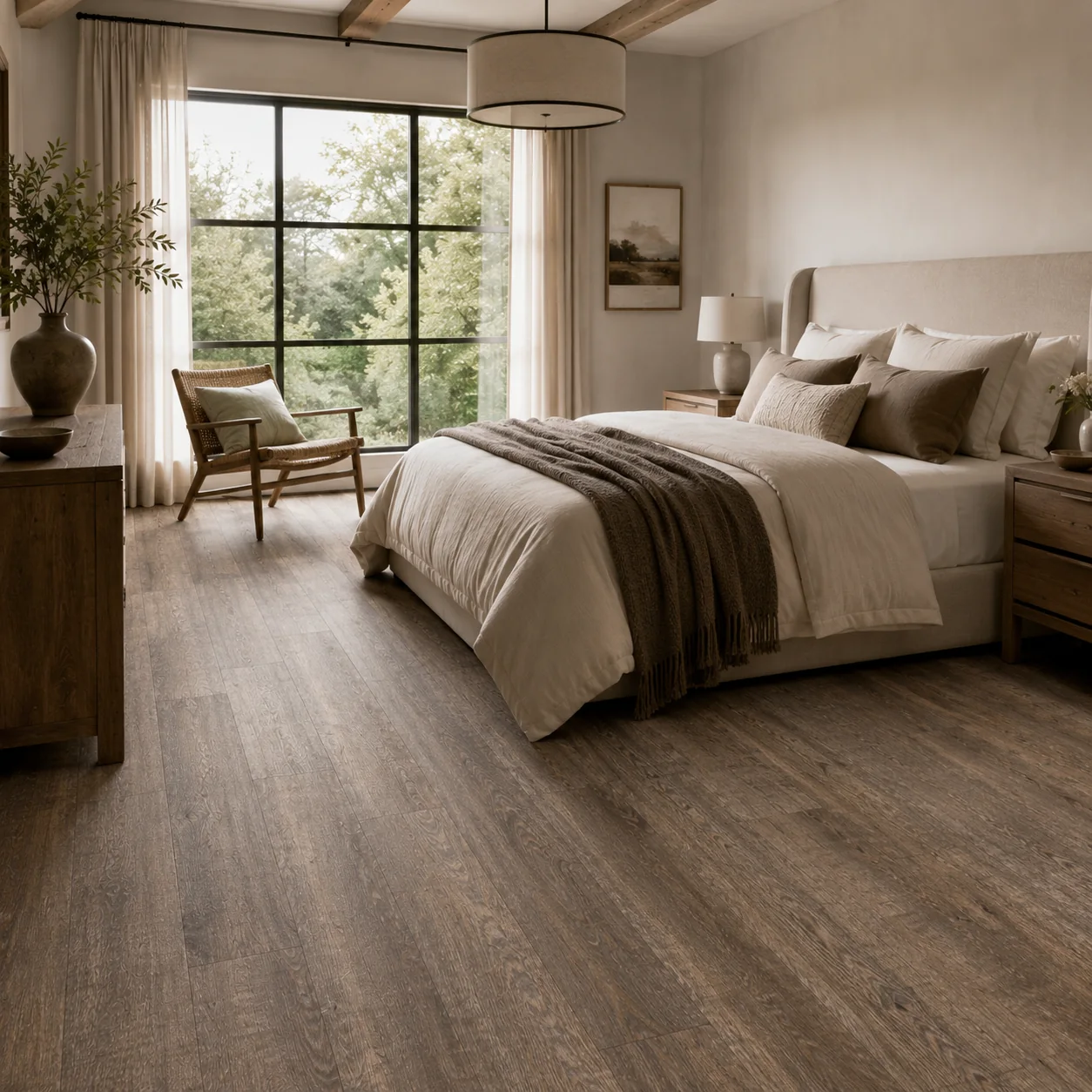 Driftwood LVP flooring sample photo 5