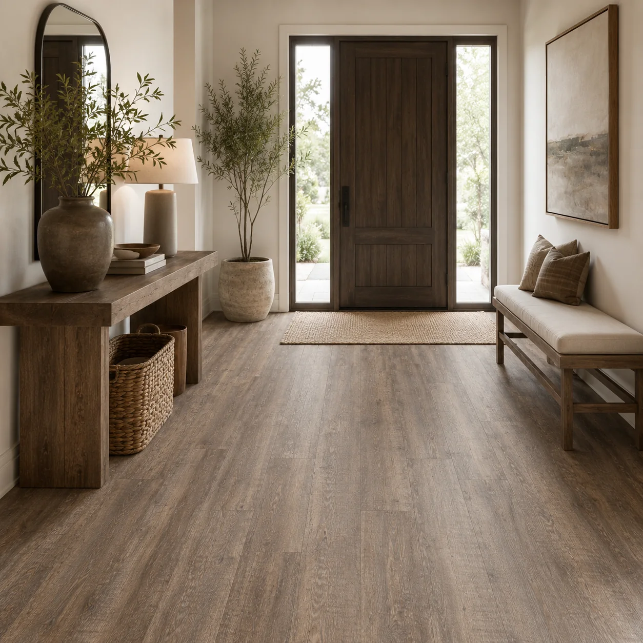 Driftwood LVP flooring sample photo 7