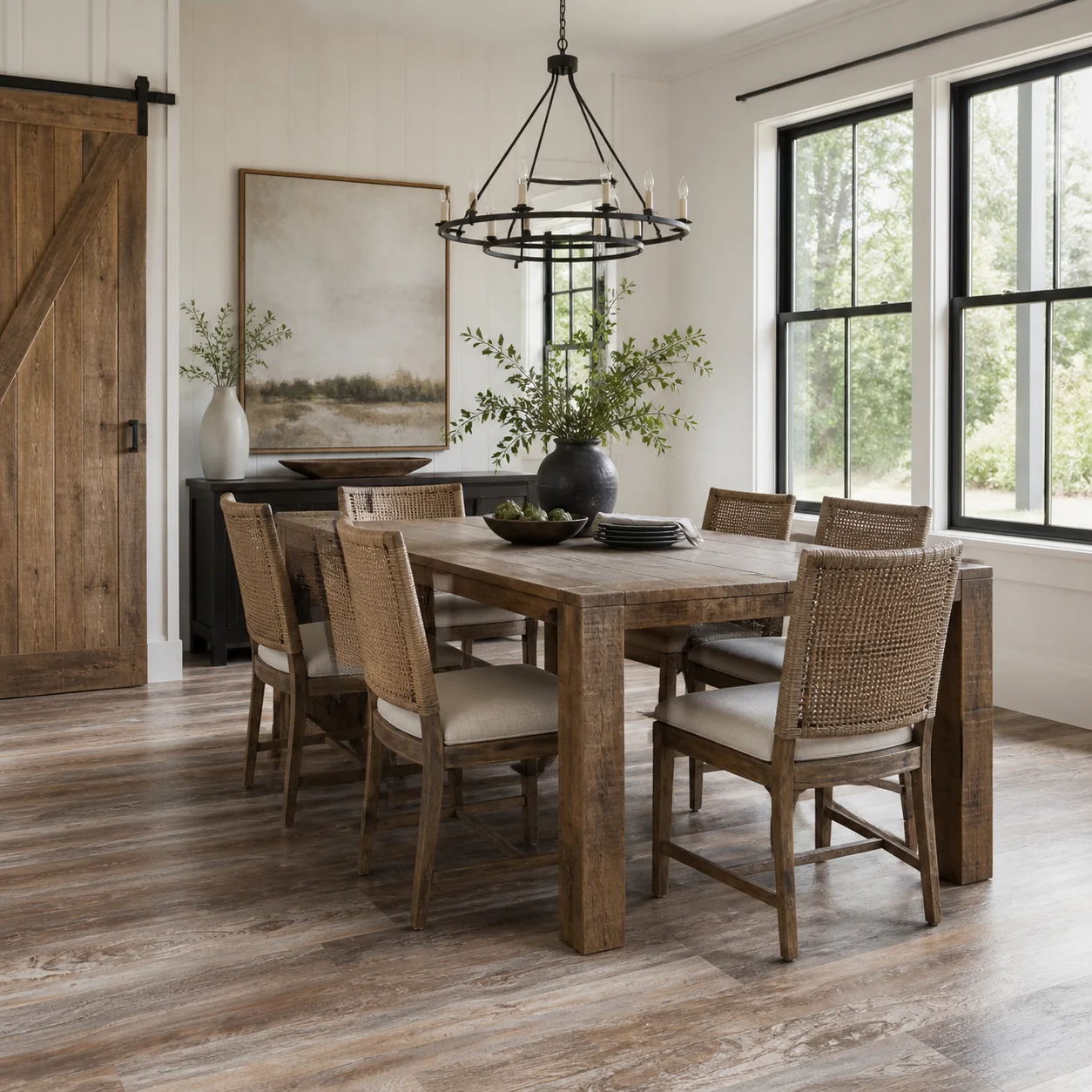 Farmhouse LVP flooring sample photo 4