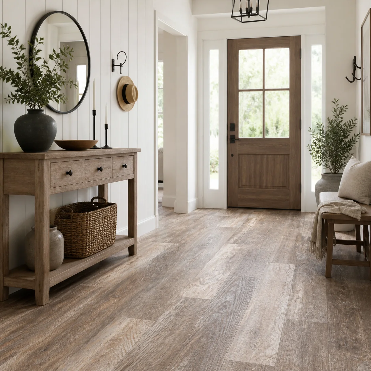 Farmhouse LVP flooring sample photo 7