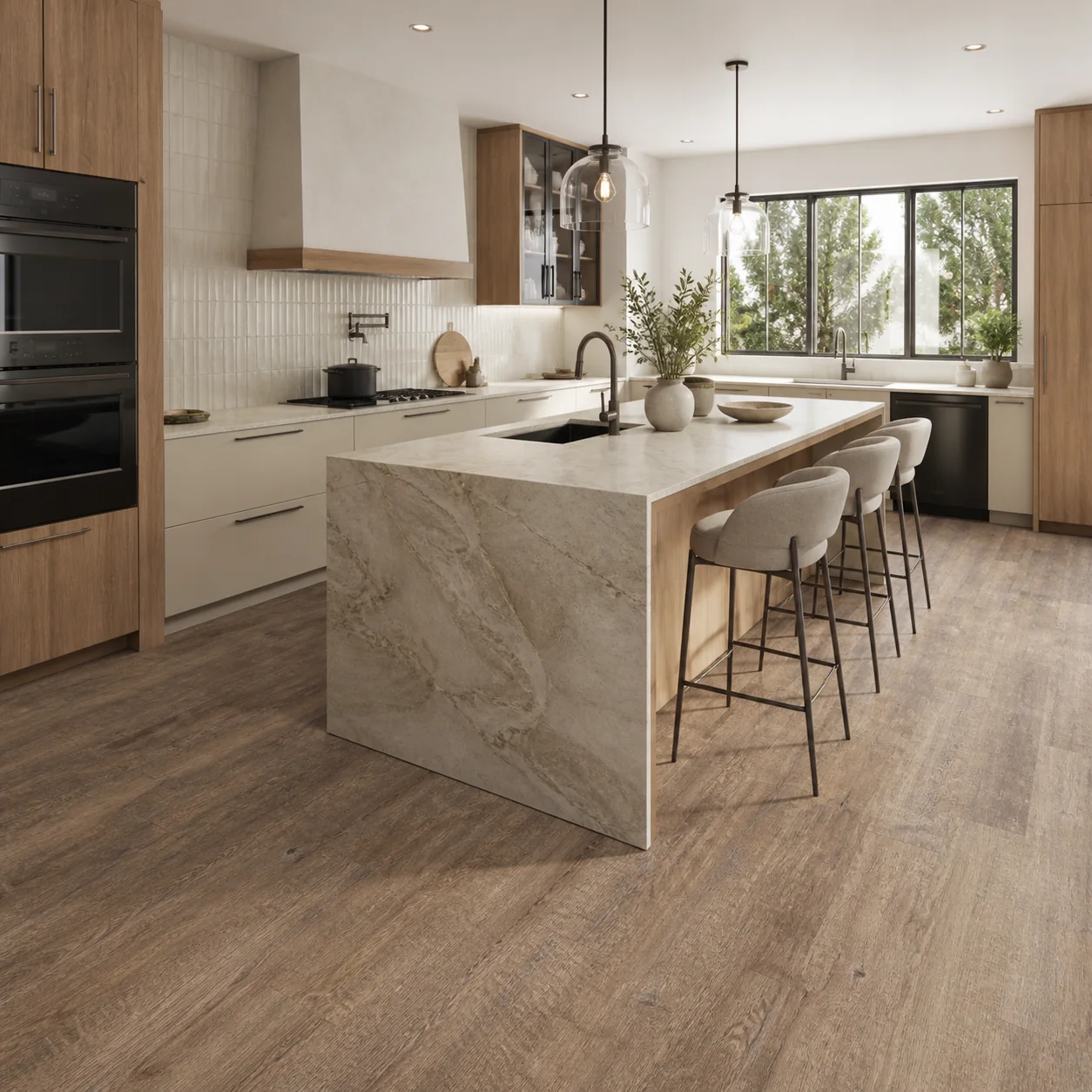 Fossil LVP flooring sample photo 3