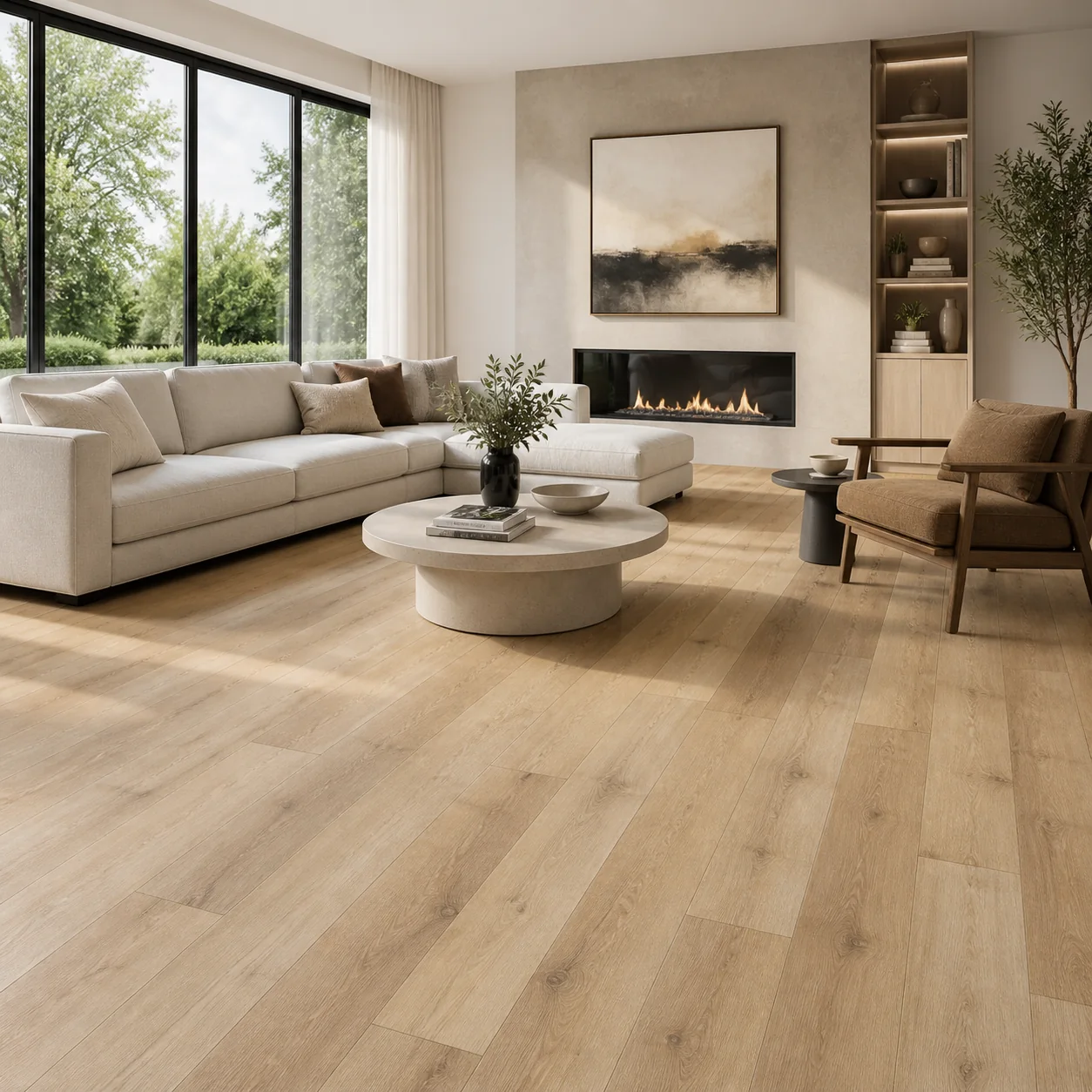 French Oak LVP flooring sample photo 2