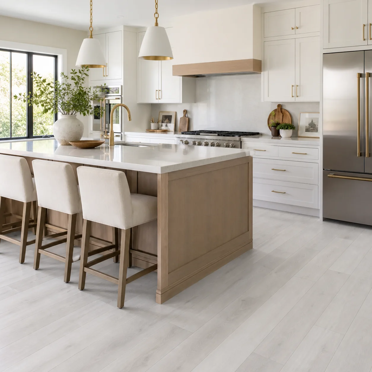 Frost Oak LVP flooring sample photo 3