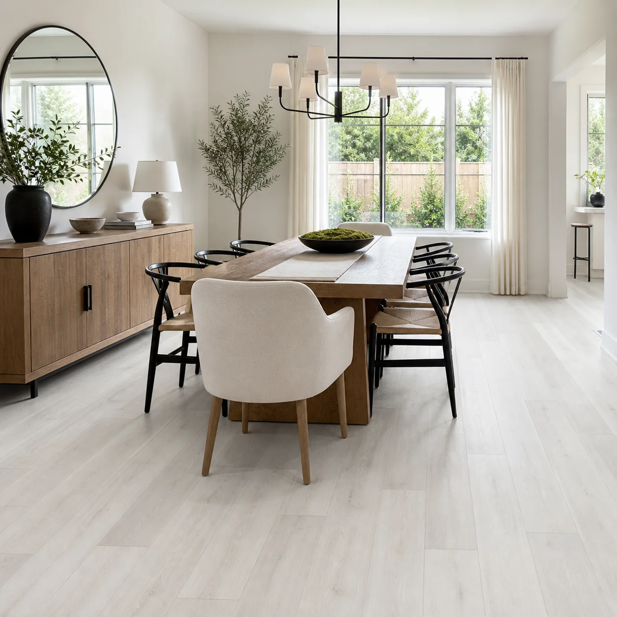 Frost Oak LVP flooring sample photo 4