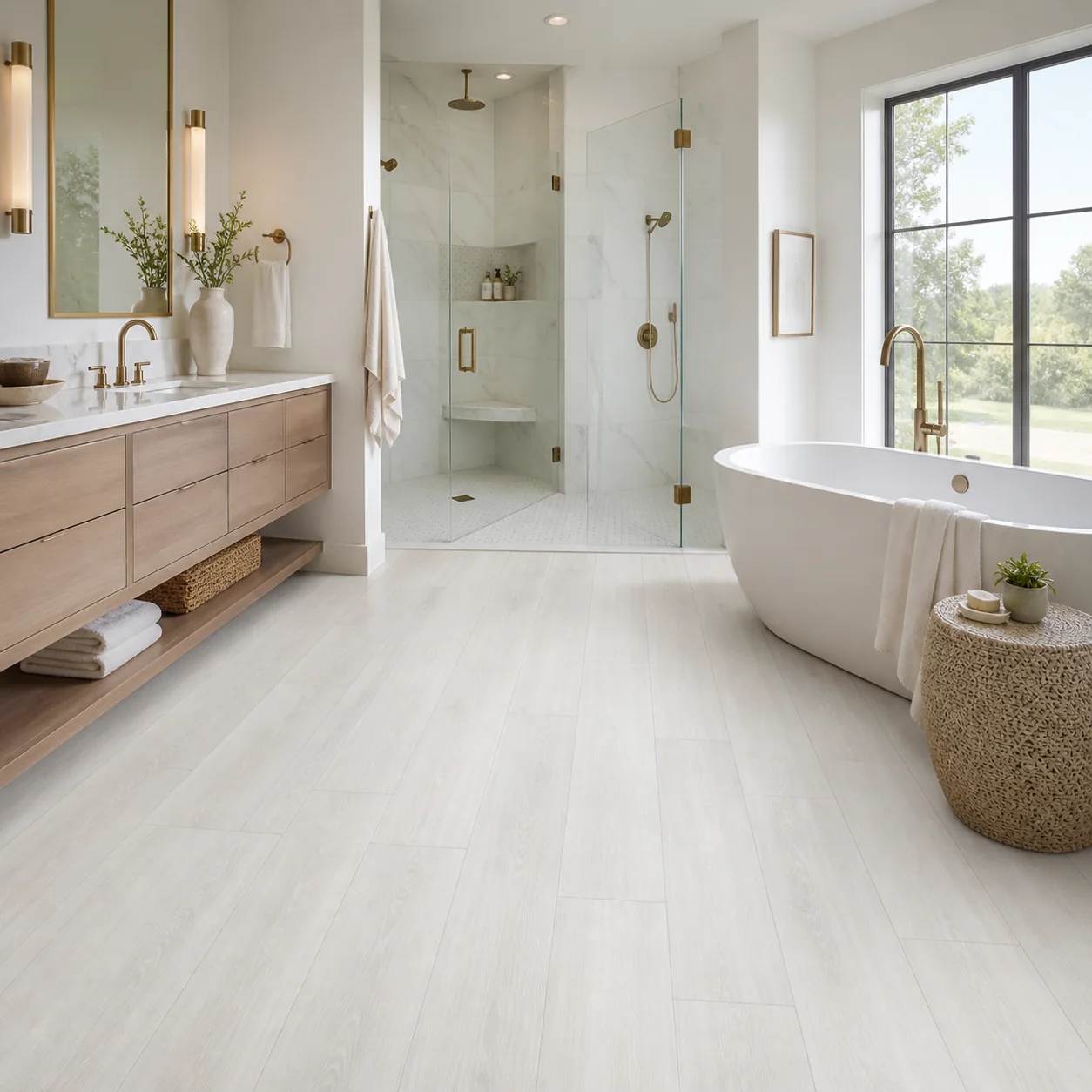 Frost Oak LVP flooring sample photo 6