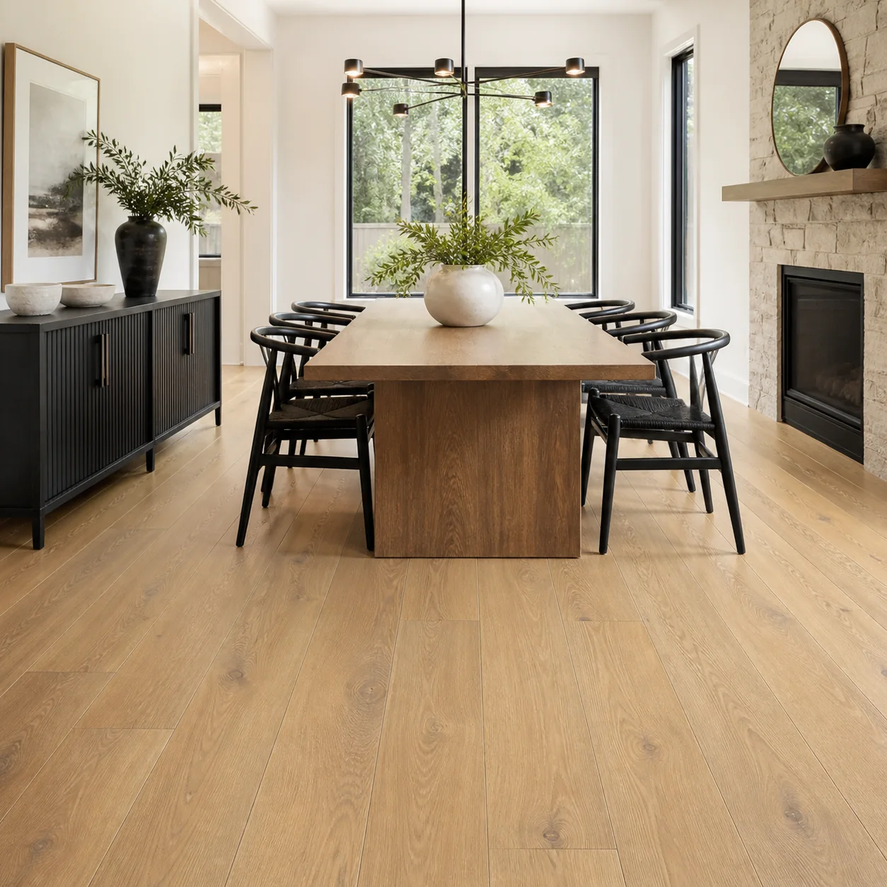 Golden Maple LVP flooring sample photo 4