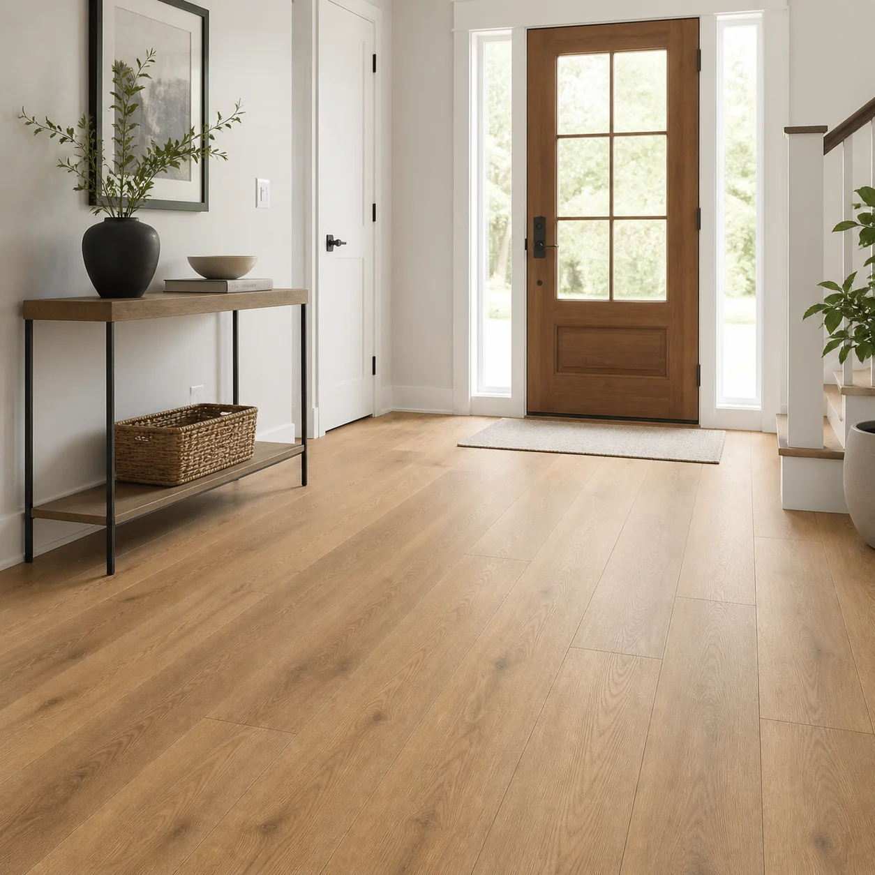 Golden Maple LVP flooring sample photo 7