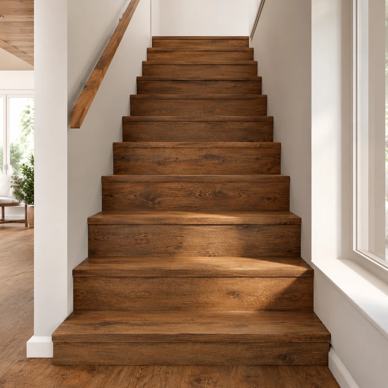 Hazelnut LVP flooring sample photo 10