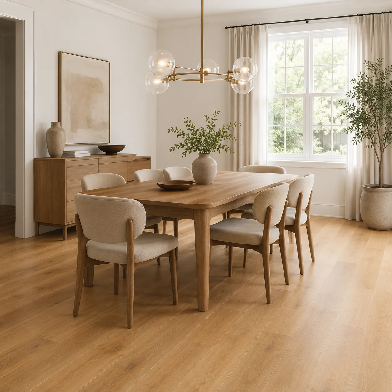 Honey LVP flooring sample photo 4