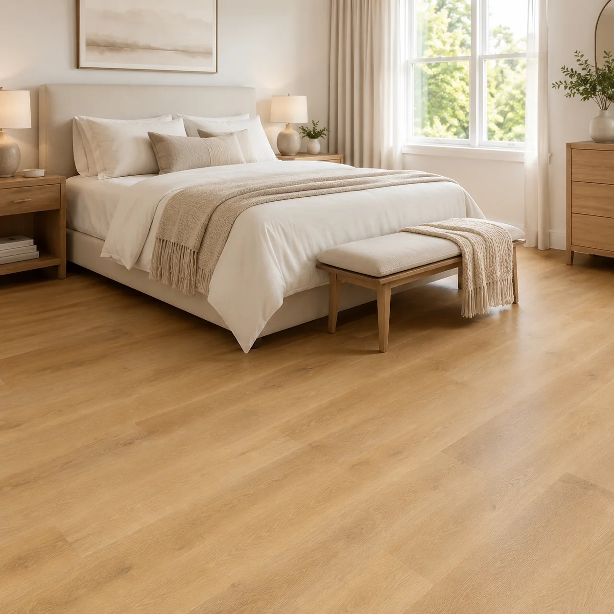 Honey LVP flooring sample photo 5