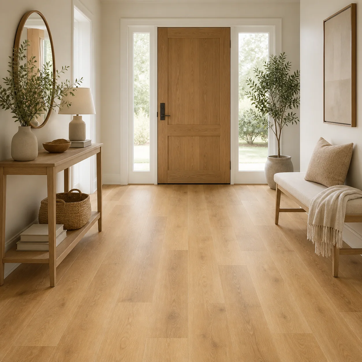 Honey LVP flooring sample photo 7