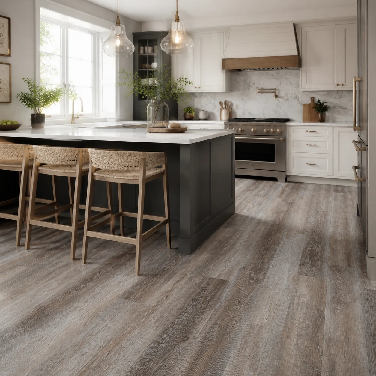 Lakehouse LVP flooring material color sample available from FIR Flooring and Stairs
