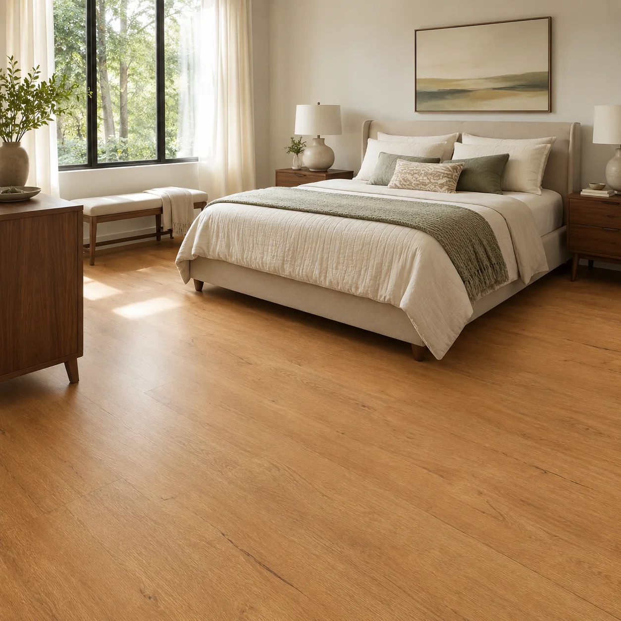 Light Oak LVP flooring sample photo 5