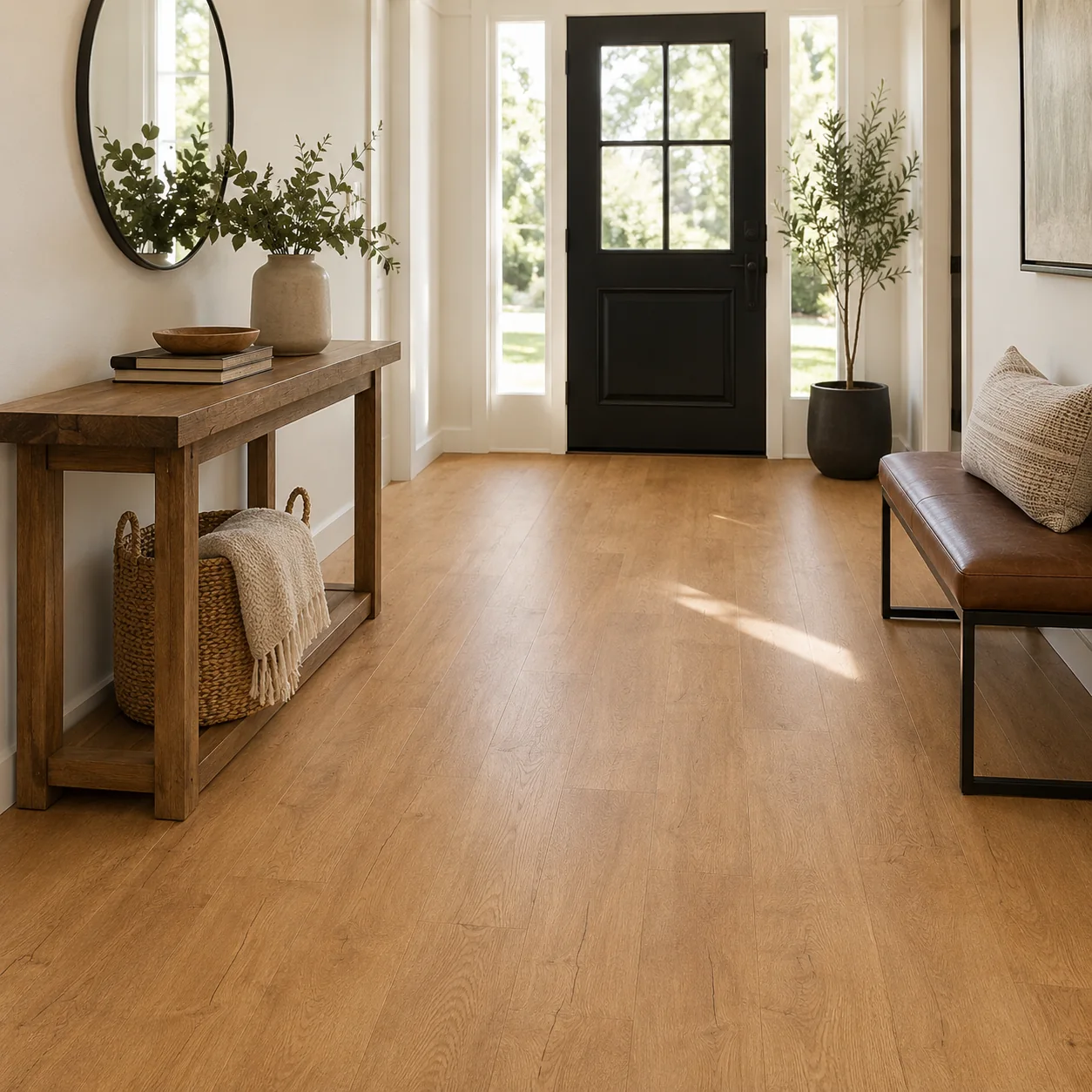 Light Oak LVP flooring sample photo 7