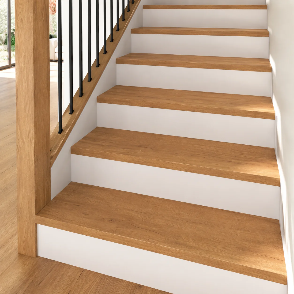 Light Oak LVP flooring sample photo 9