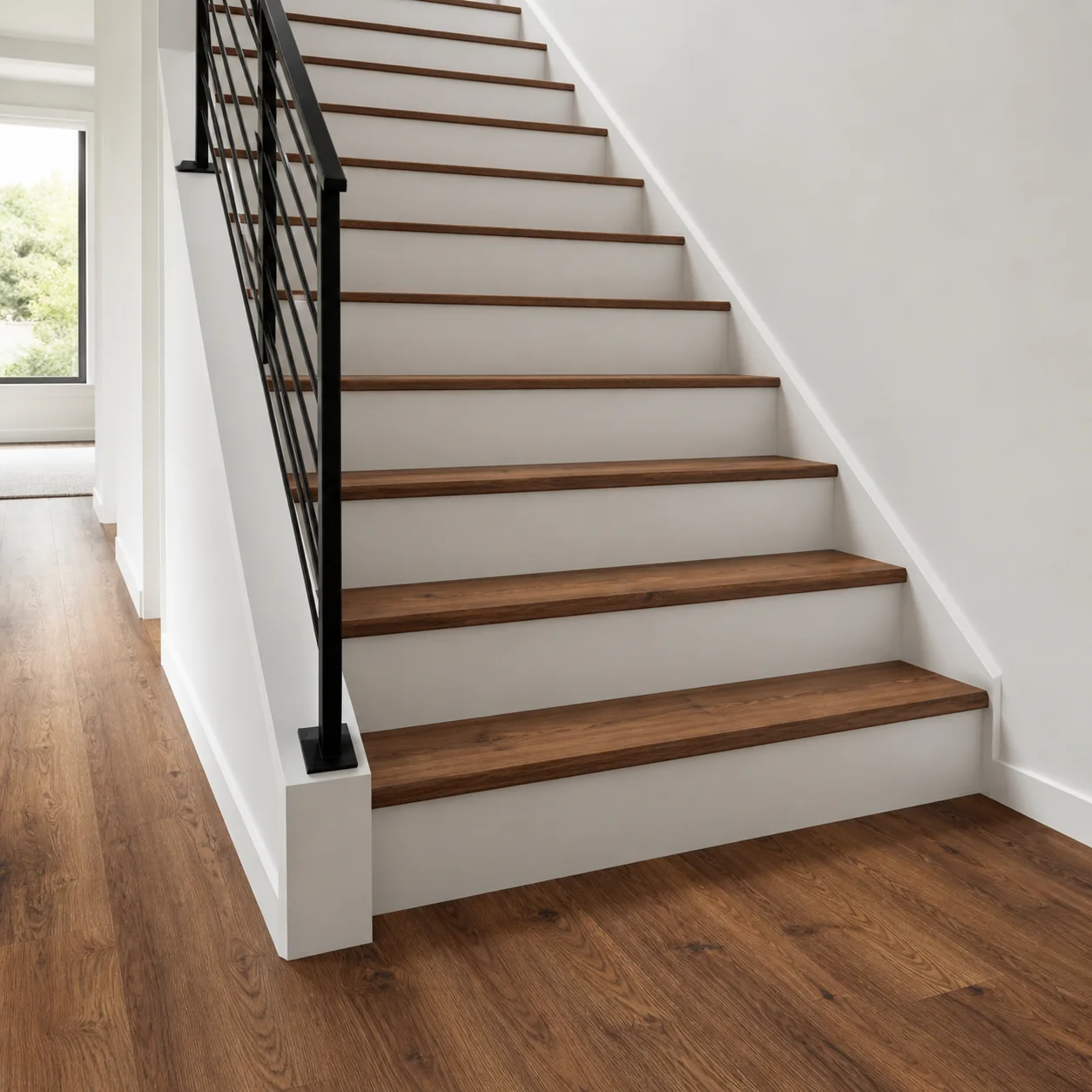 Pecan LVP flooring sample photo 9