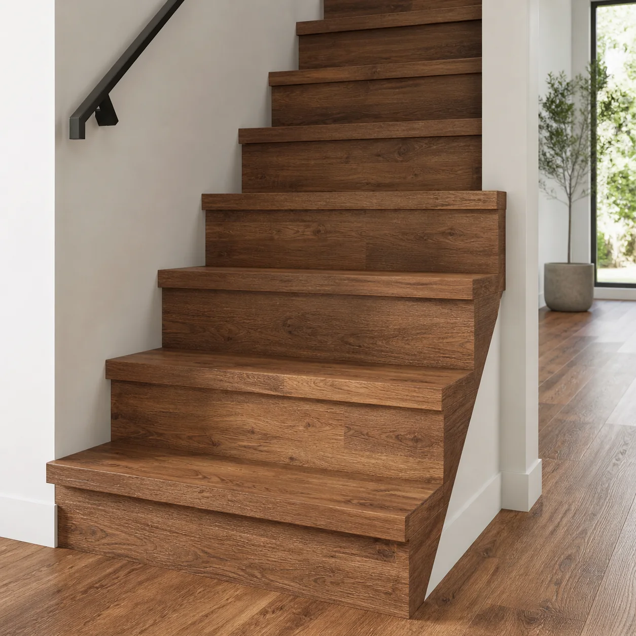 Pecan LVP flooring sample photo 10