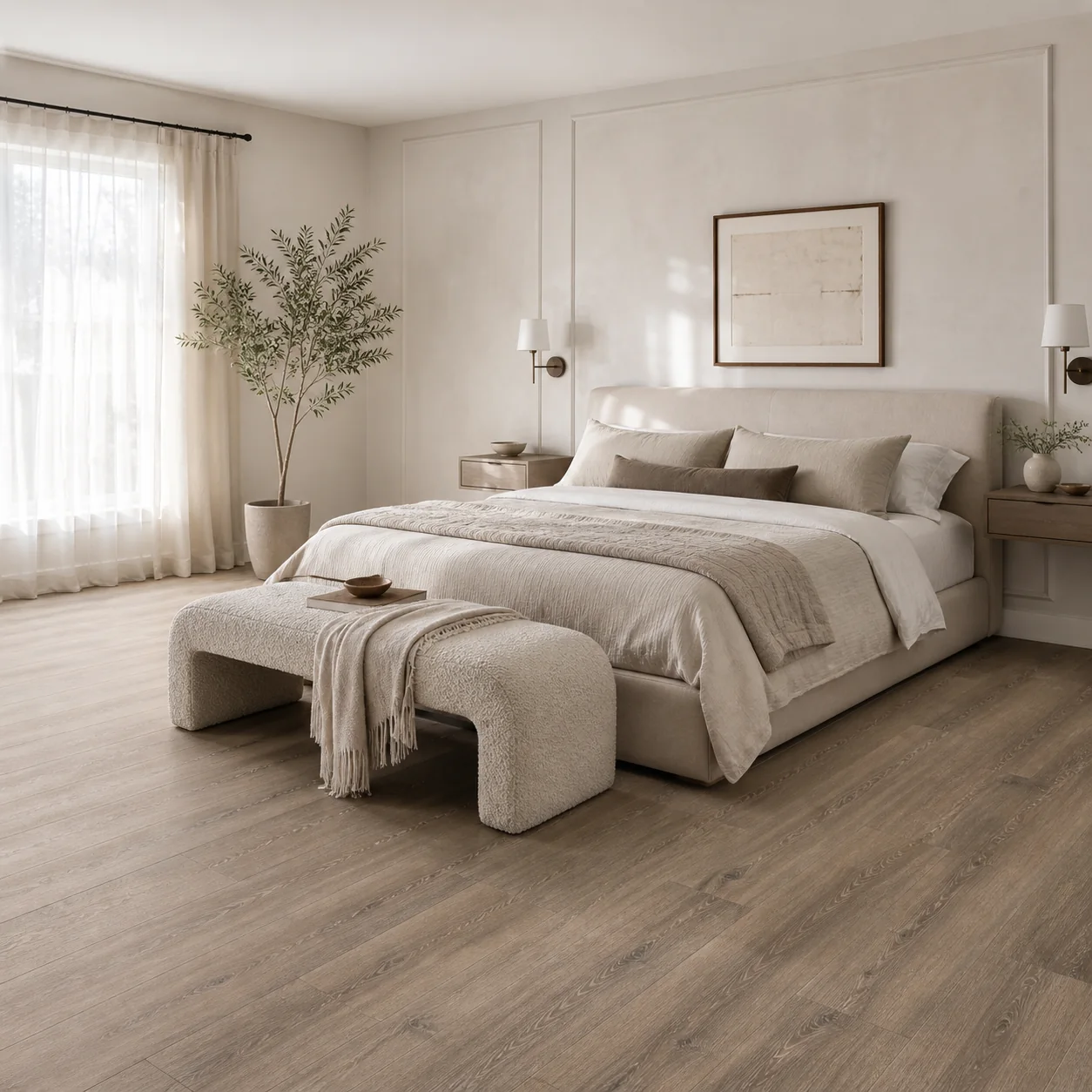 River Rock LVP flooring sample photo 5
